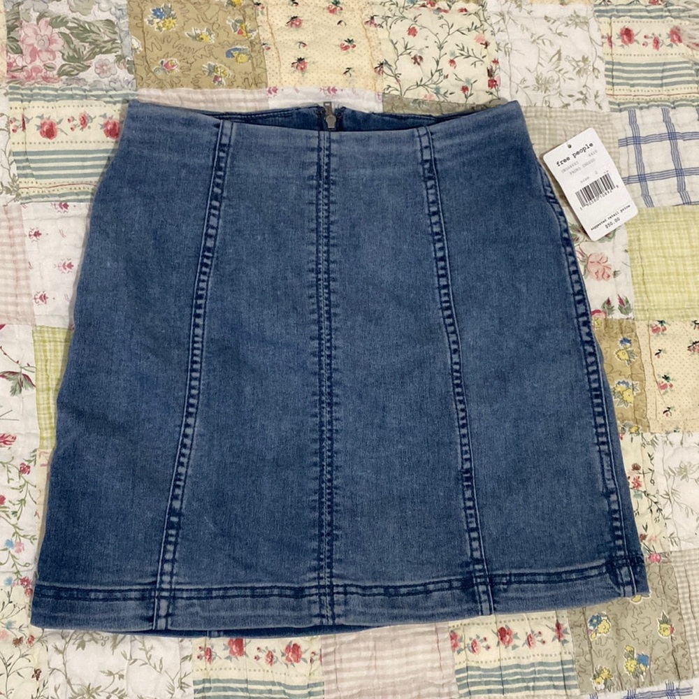 Free People denim skirt sz 2